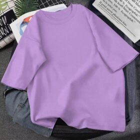 Lavender Drop Shoulder Tee