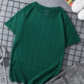 Green Drop Shoulder Tee