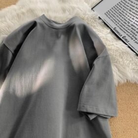 Charcoal Drop Shoulder Tee